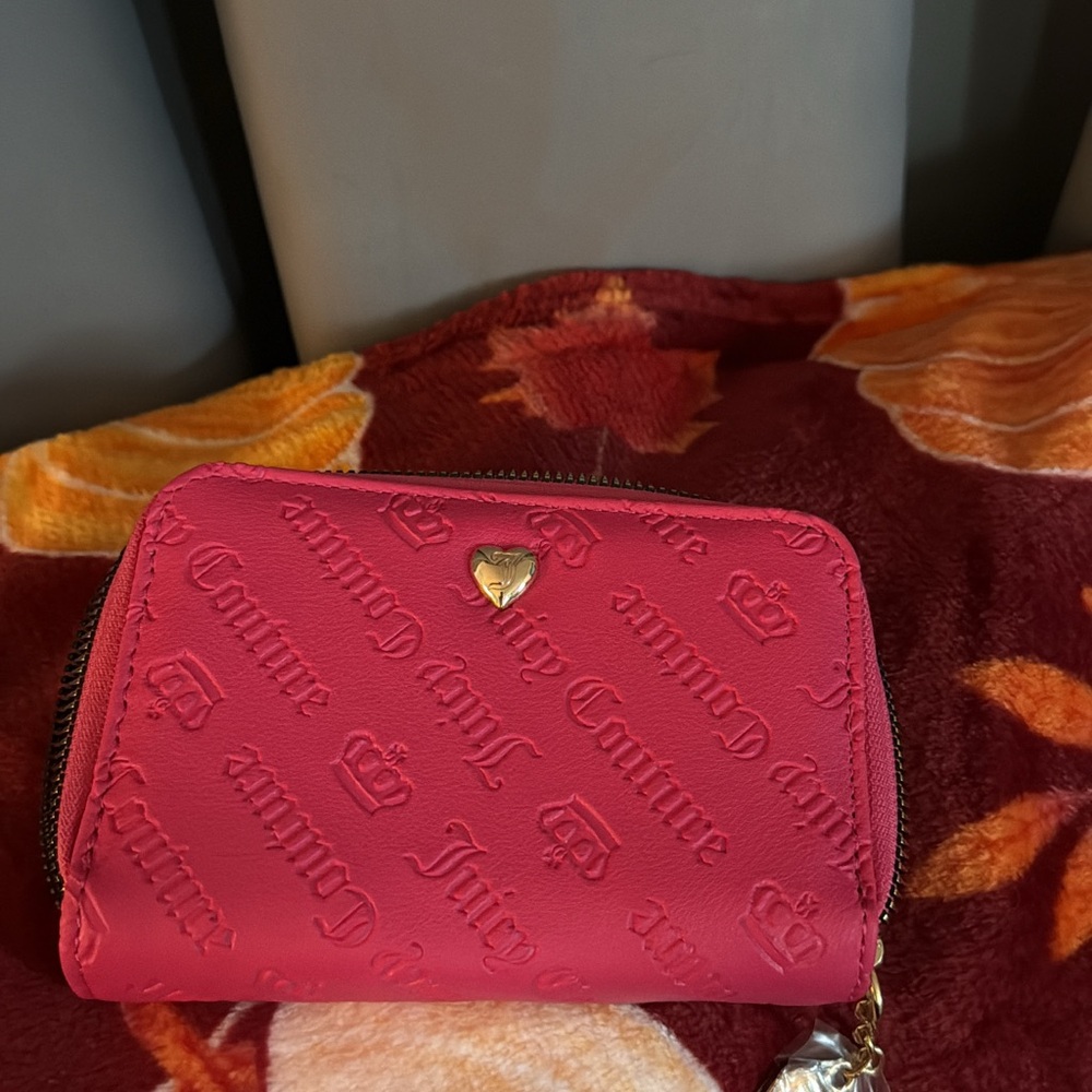 Juicy Couture Embossed Pink Wallet